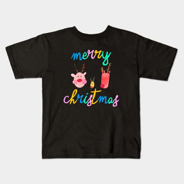 Christmas Kids T-Shirt by ninoladesign